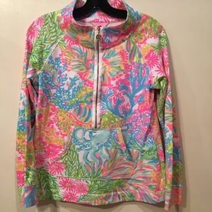 Lilly Pulitzer Lovers Coral Popover